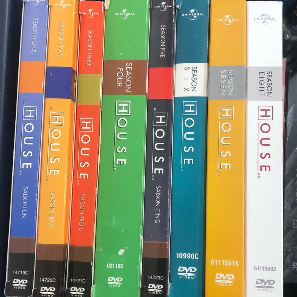 House DVD TV Series — Complete Collection, Seasons 1-8